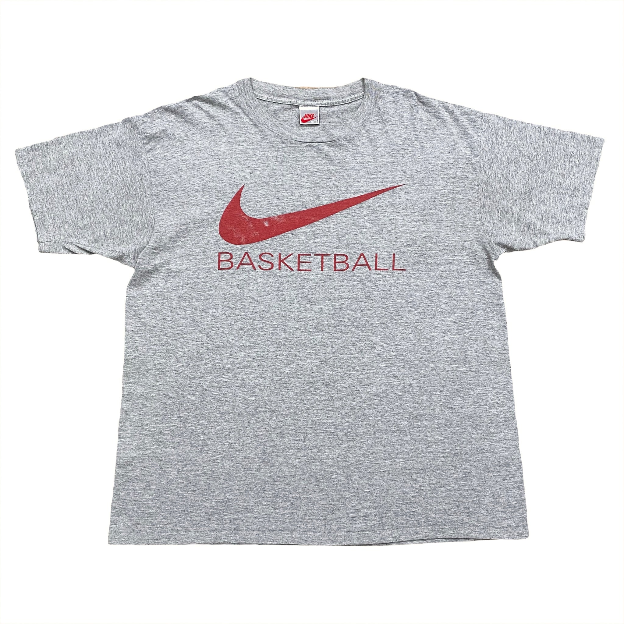 Vintage Nike Basketball Spell Out Gray Tag T Shirt XL Subtle Flex Streetwear