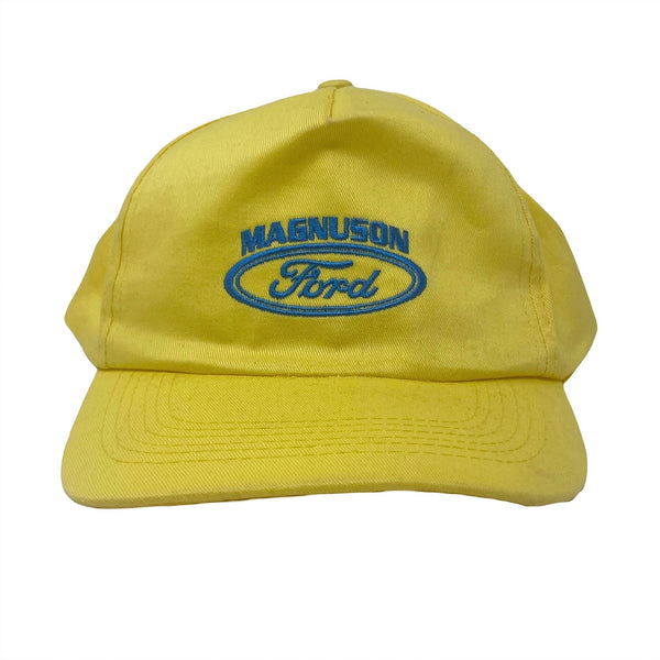 Vintage Ford Dealership Magnuson Hook & Loop Strapback Hat