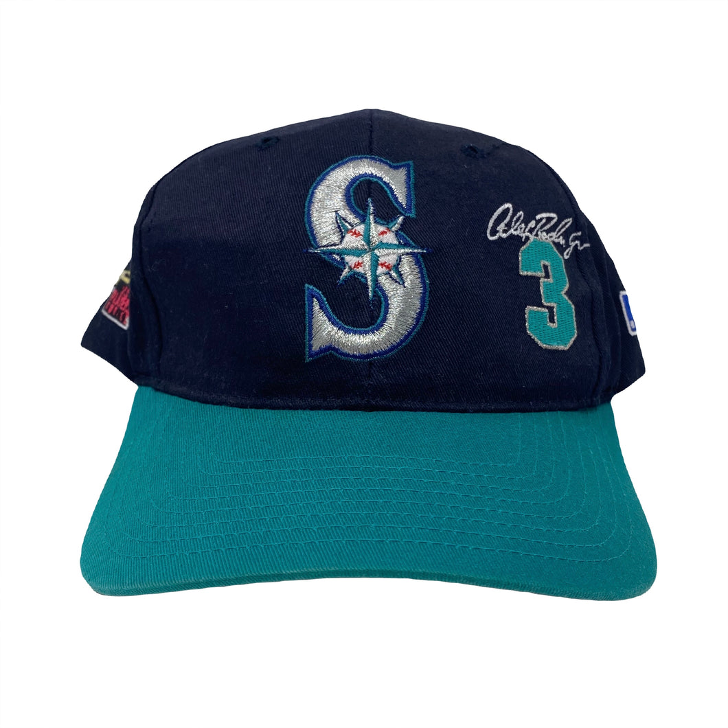 Vintage 90's MLB Seattle Mariners Alex Rodriguez Jr. Snapback Hat