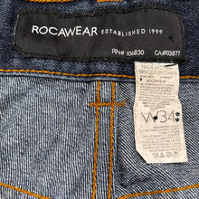 Load image into Gallery viewer, Rocawear Y2K Dark Wash Wide Leg Hip Hop Jeans 34 (36 x 30.5)
