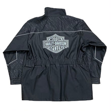 Load image into Gallery viewer, Harley Davidson 3M Reflective Rain Jacket Kids Large
