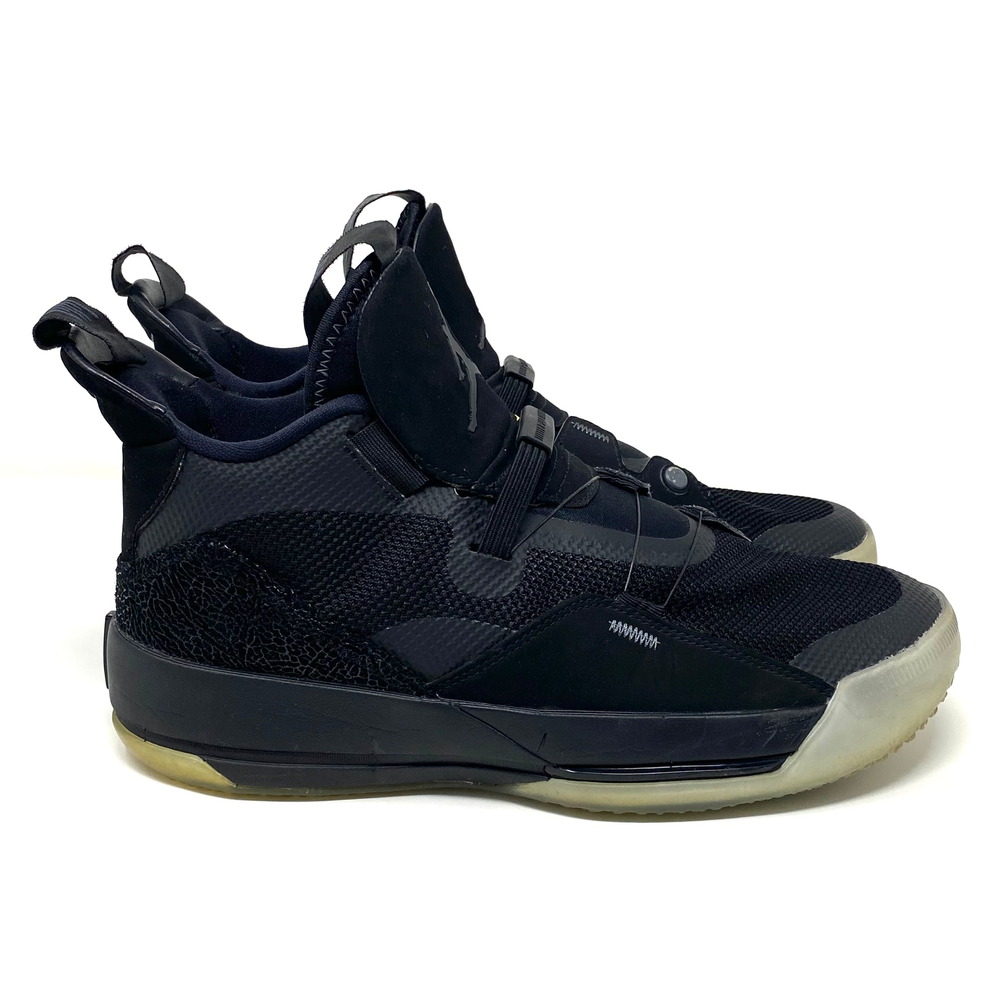 Nike Air Jordan 33 XXXIII AQ8830 002 Utility Blackout Sneakers Men s 8 Subtle Flex Streetwear