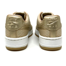 Load image into Gallery viewer, Nike Air Force 1 Upstep 917590-900 Metallic Snake Scale Sneakers Women’s 8.5 US
