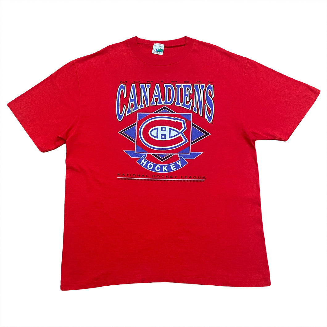 Vintage 1993 NHL Montreal Canadiens Waves Canada T-Shirt Men’s XL