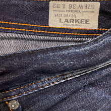 Load image into Gallery viewer, Diesel Larkee Distressed Regular Straight Wash 0813Q Button Fly Jeans 36 X 32
