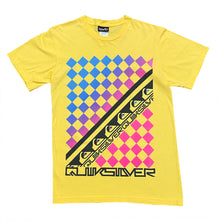 Load image into Gallery viewer, Vintage Quiksilver Surf Skate Yellow Neon Graphic T-Shirt Men’s Small
