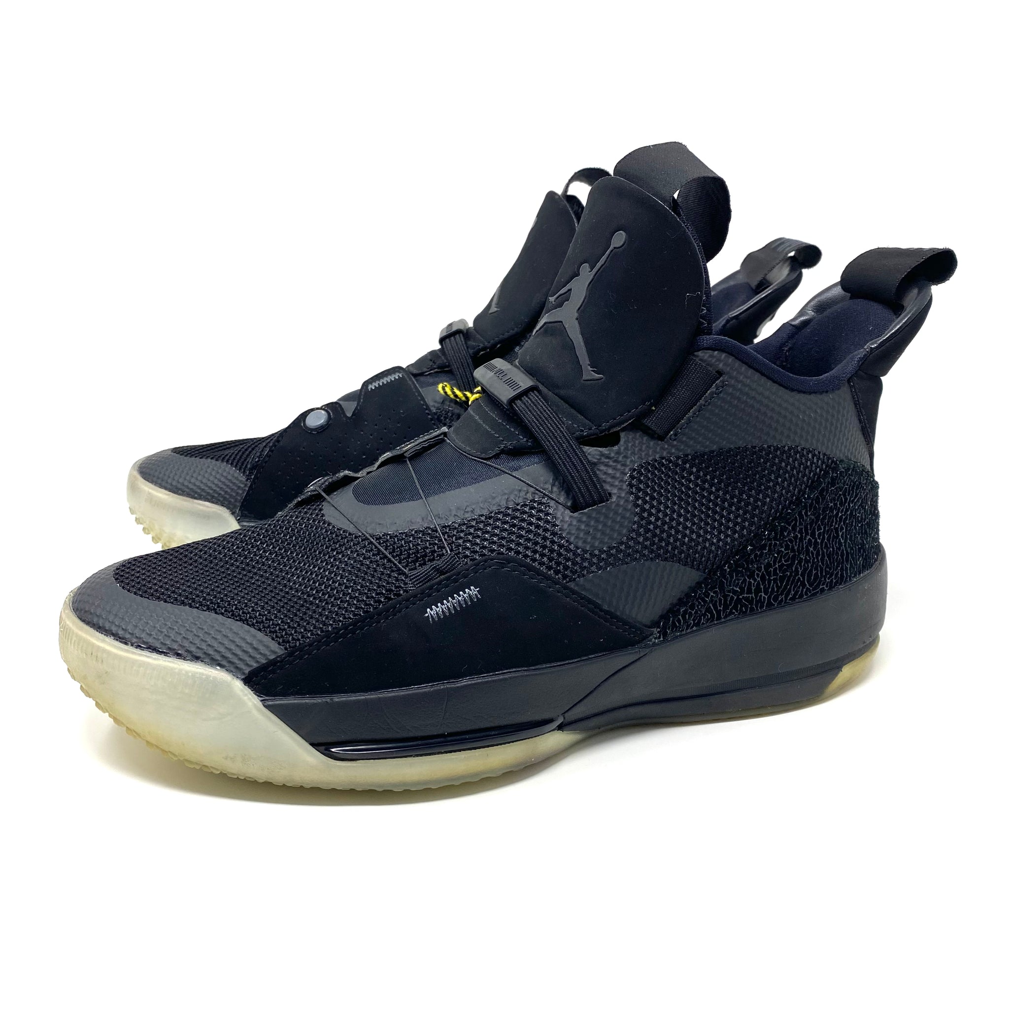 Nike Air Jordan 33 XXXIII AQ8830 002 Utility Blackout Sneakers Men s 8 Subtle Flex Streetwear