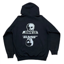 Load image into Gallery viewer, Vintage Skull Skates Mirror Logo Skater Hoodie Men’s Medium
