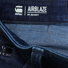 Load image into Gallery viewer, G-Star Raw Airblaze 3D Skinny Dark Wash Stretch Jeans Men’s 33 X 32
