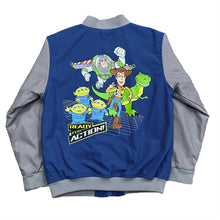 Load image into Gallery viewer, Disney Store Toy Story Ready For Action Varsity Jacket Boys Medium 7-8
