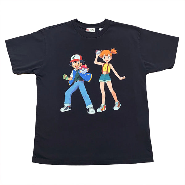 Levi’s x Pokemon 25th Anniversary Ash & Misty Black T-Shirt Men’s Small