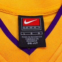 Load image into Gallery viewer, Vintage Nike Team Dri-Fit NBA Los Angeles Lakers Warm Up Long Sleeve Shooting Jersey Large
