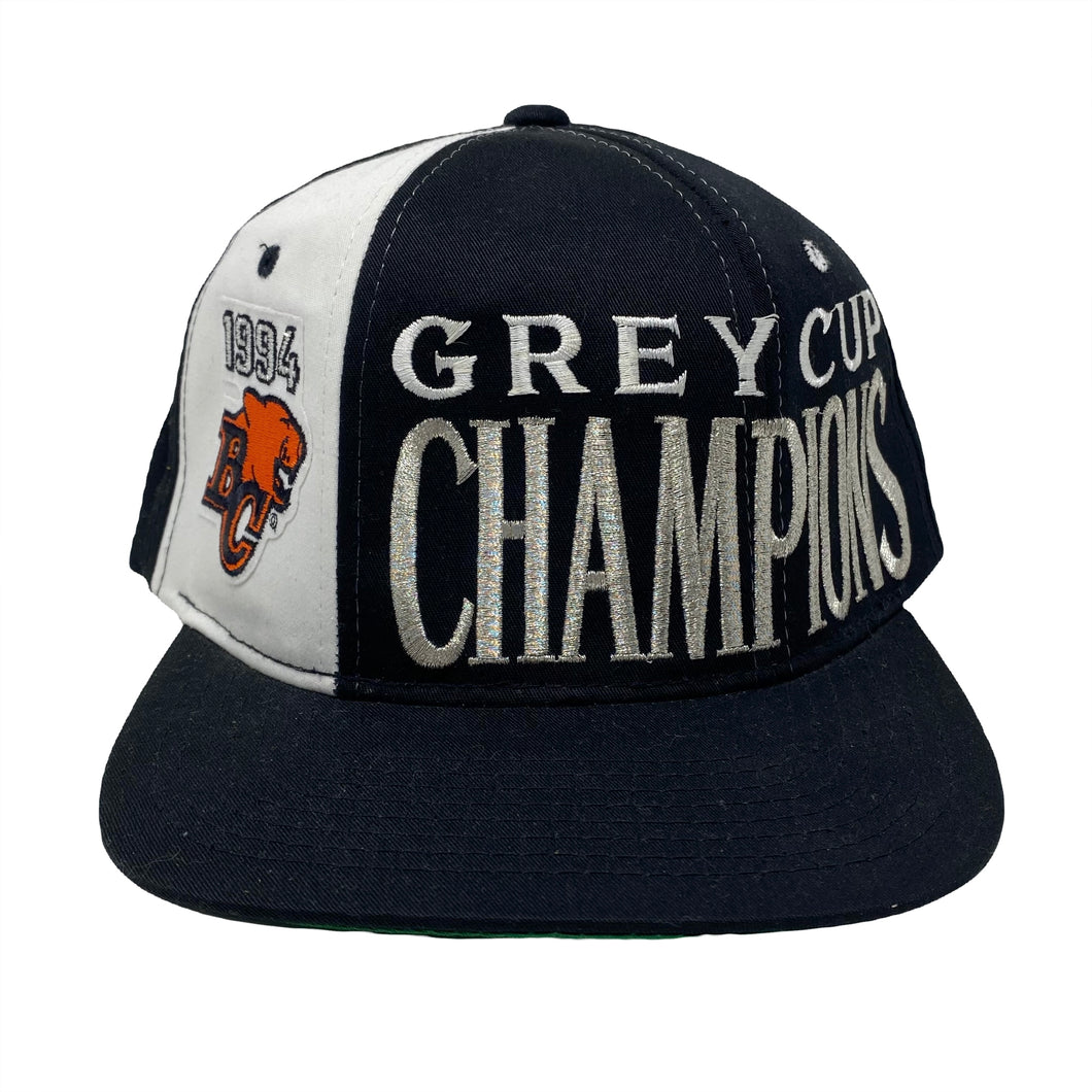 Vintage 1994 Starter CFL BC Lions Grey Cup Champions Snapback Hat