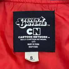 Load image into Gallery viewer, Steven Universe 2017 Cartoon Network Hamburger Hooded Varsity Jacket Men’s Small
