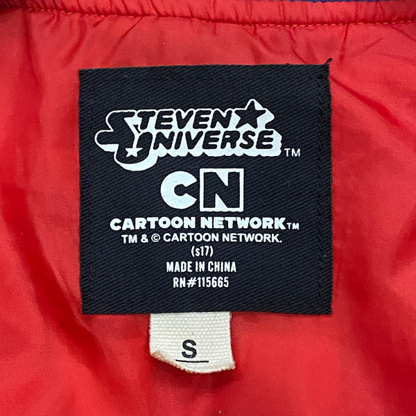 Steven Universe 2017 Cartoon Network Hamburger Hooded Varsity Jacket Men’s Small