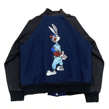 Load image into Gallery viewer, Vintage 90&#39;s Looney Tunes Bugs Bunny Embroidered Wool Baseball Varsity Jacket Youth Large 14-16
