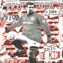 Load image into Gallery viewer, Vintage Manchester United FC Eric Cantona All Over Print Soccer Football T-Shirt Men’s Medium
