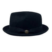 Load image into Gallery viewer, Goorin Bros Black Short Brim Fedora Wonder Hat
