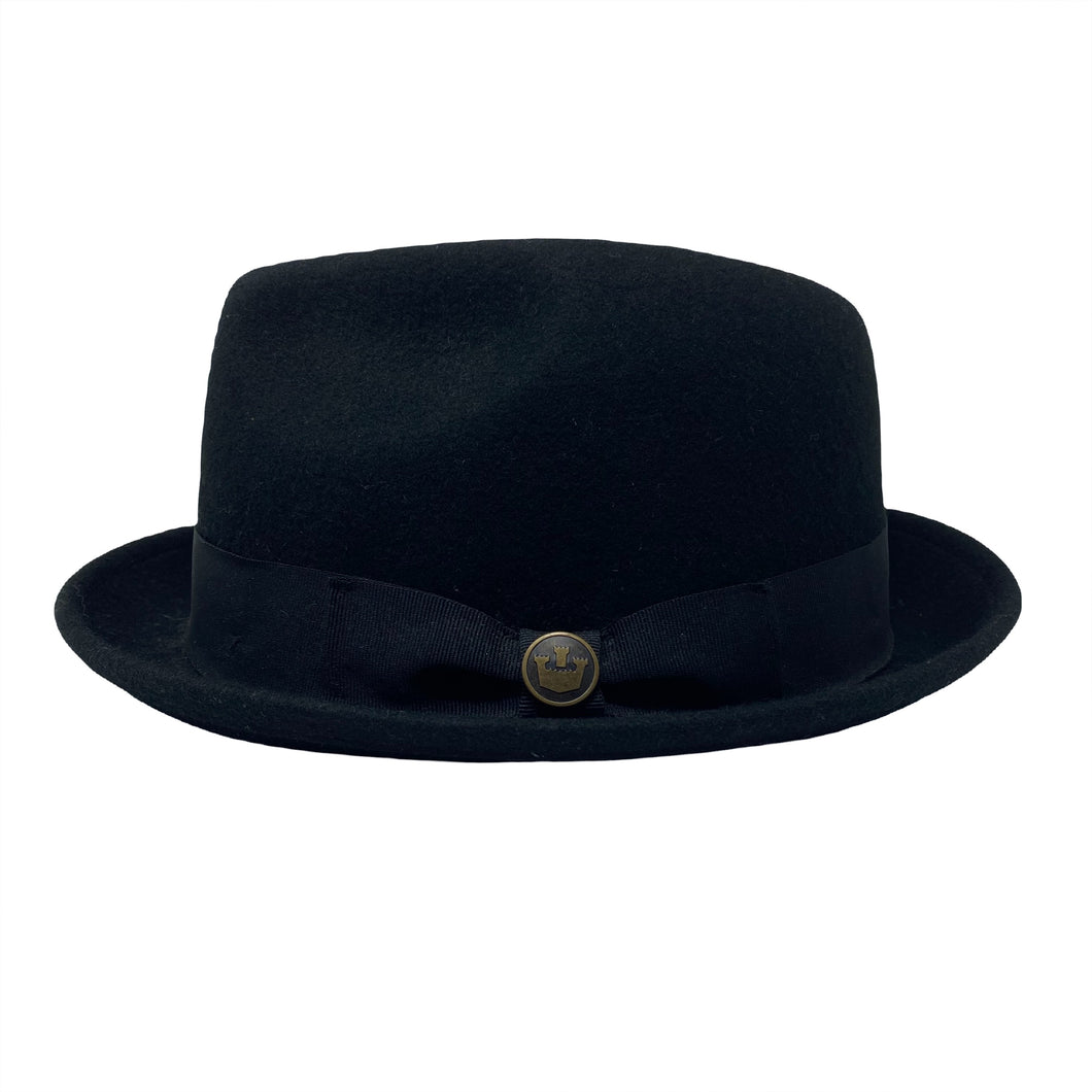 Goorin Bros Black Short Brim Fedora Wonder Hat