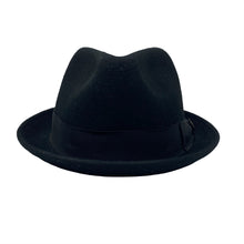 Load image into Gallery viewer, Goorin Bros Black Short Brim Fedora Wonder Hat
