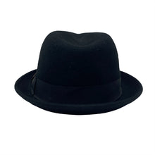 Load image into Gallery viewer, Goorin Bros Black Short Brim Fedora Wonder Hat
