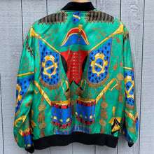 Load image into Gallery viewer, Vintage 80’s Pizazz Satin Jacket Women’s Large
