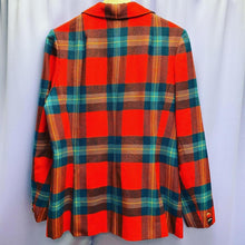 Load image into Gallery viewer, Vintage 70’s Aljean Plaid Wool Blazer Jacket Women’s XL
