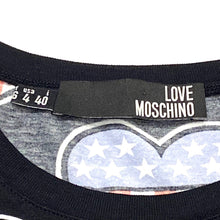 Load image into Gallery viewer, Love Moschino American Hearts T-Shirt Womens Small
