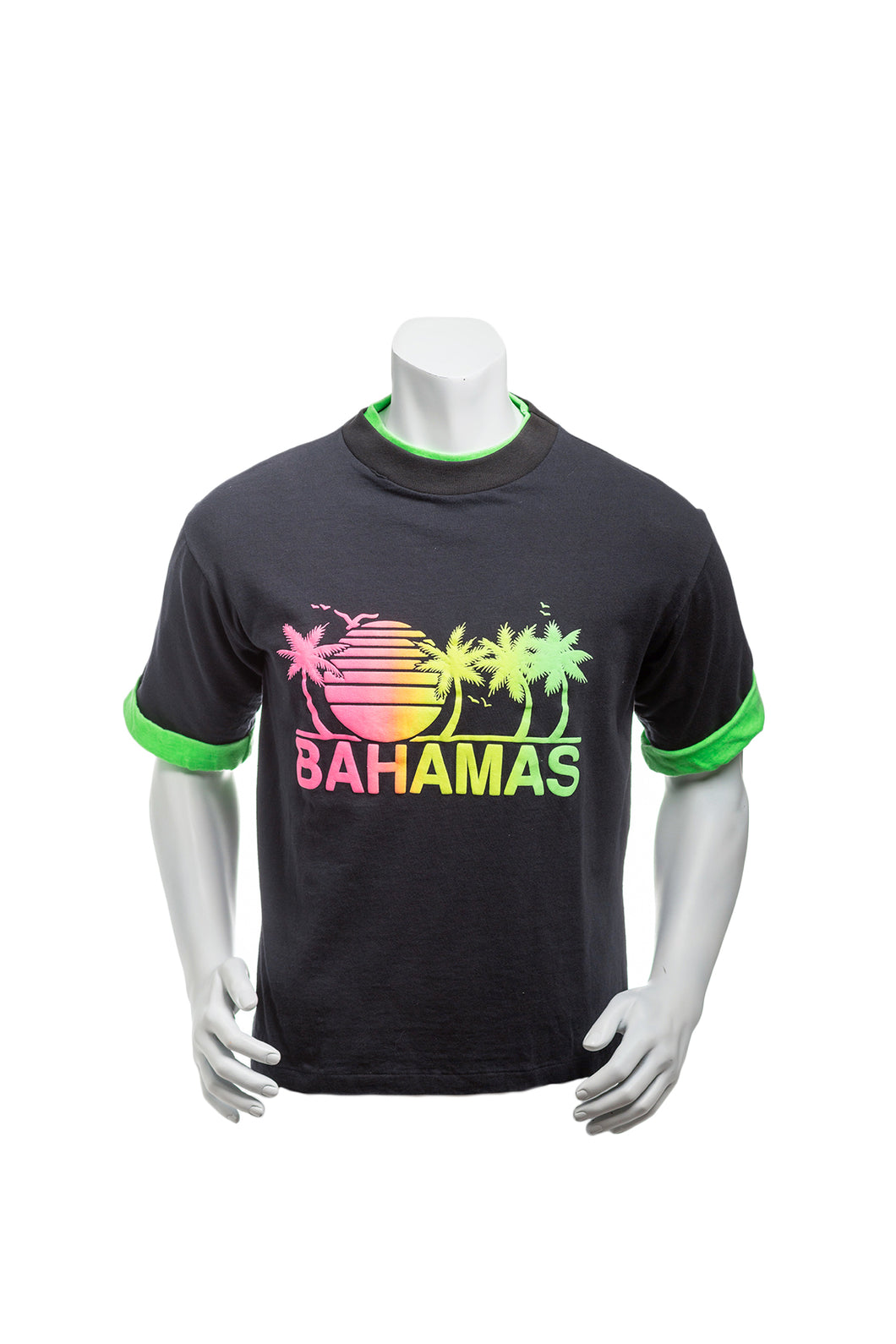 Vintage 90's Bahamas Puffy Paint Single Stitch T-Shirt Men's Large