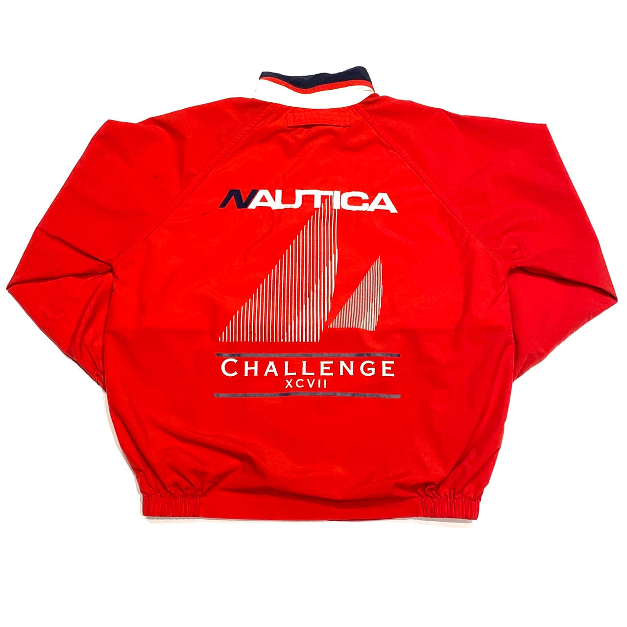 Vintage 90's Nautica Red Blue Challenge Embroidered Light Jacket Men's –  Subtle Flex Streetwear